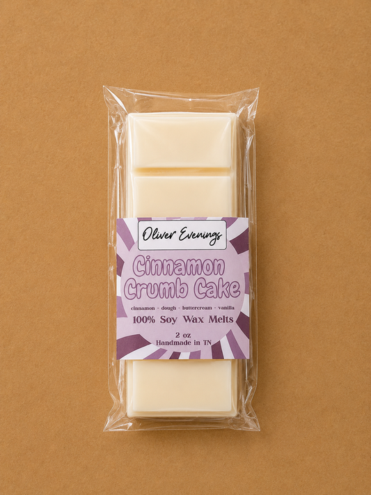 Cinnamon Crumb Cake Wax Melt Bar